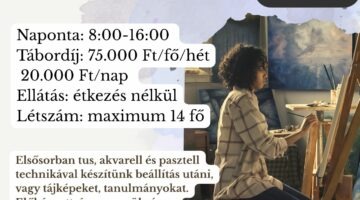 Vonal és folt festőtábor