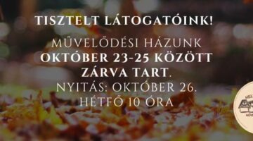 Nyitvatartás